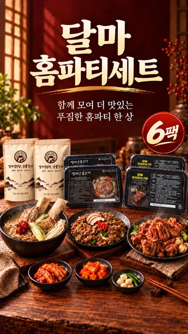 달마 홈파티 세트 상세 설명 2