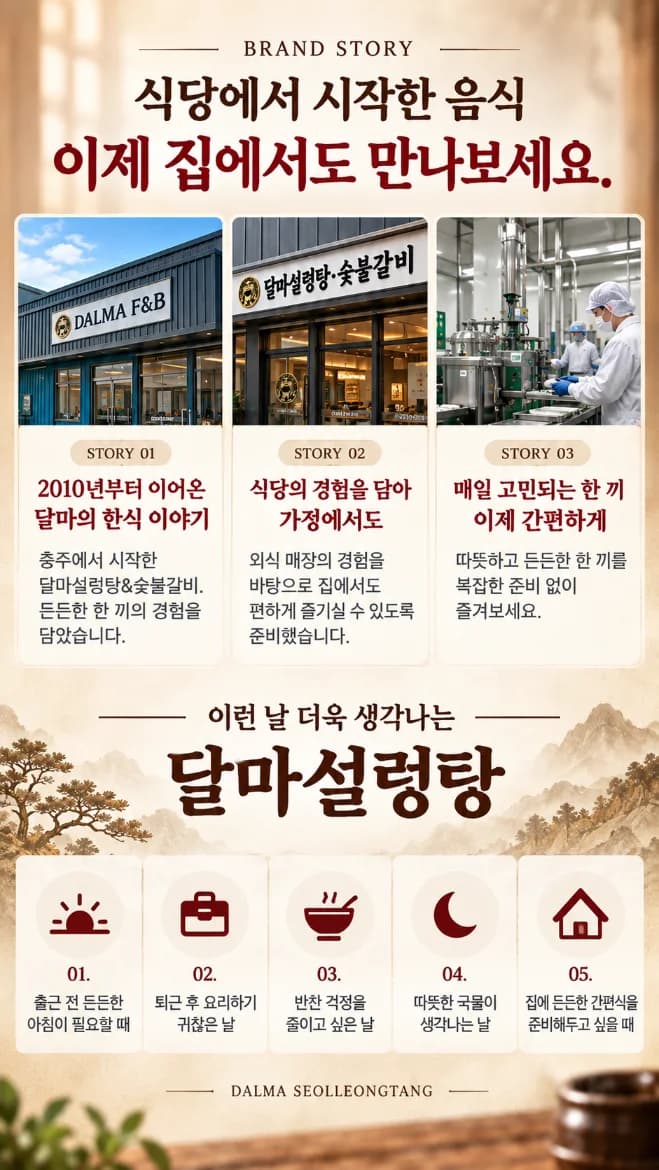 설렁탕 한끼 상세 설명 6