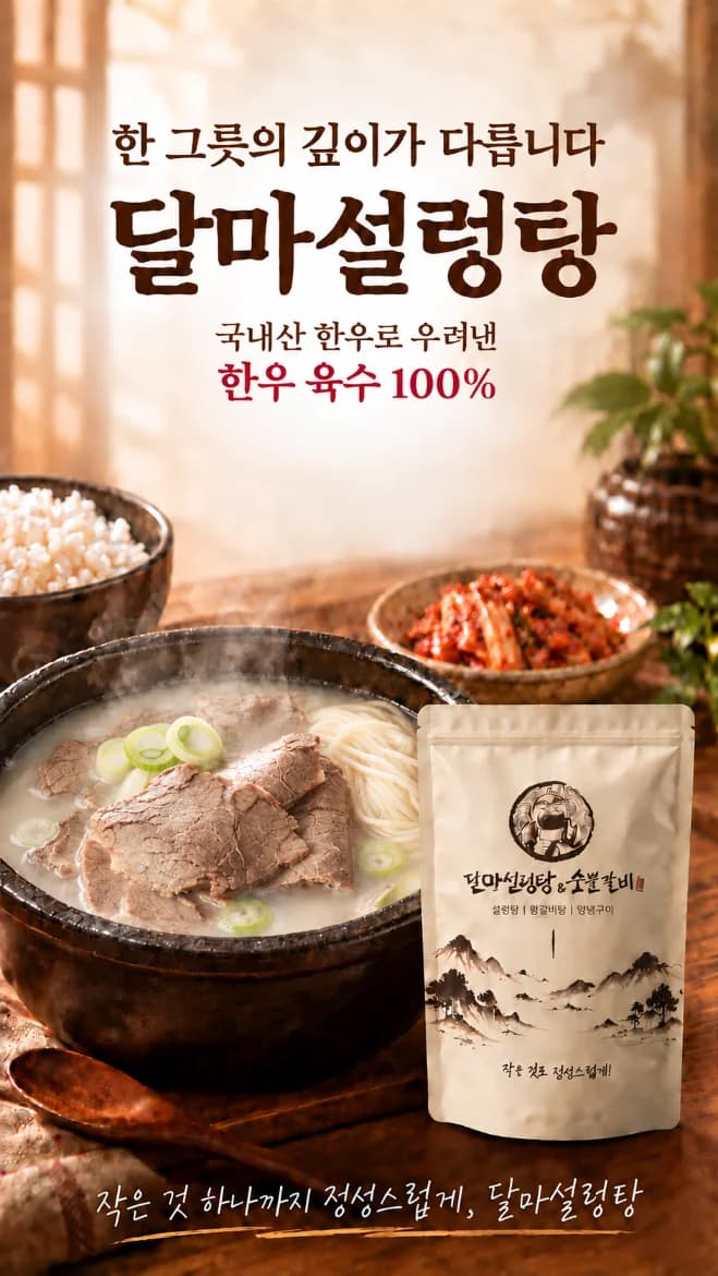 한우사골 설렁탕 상세 설명 2