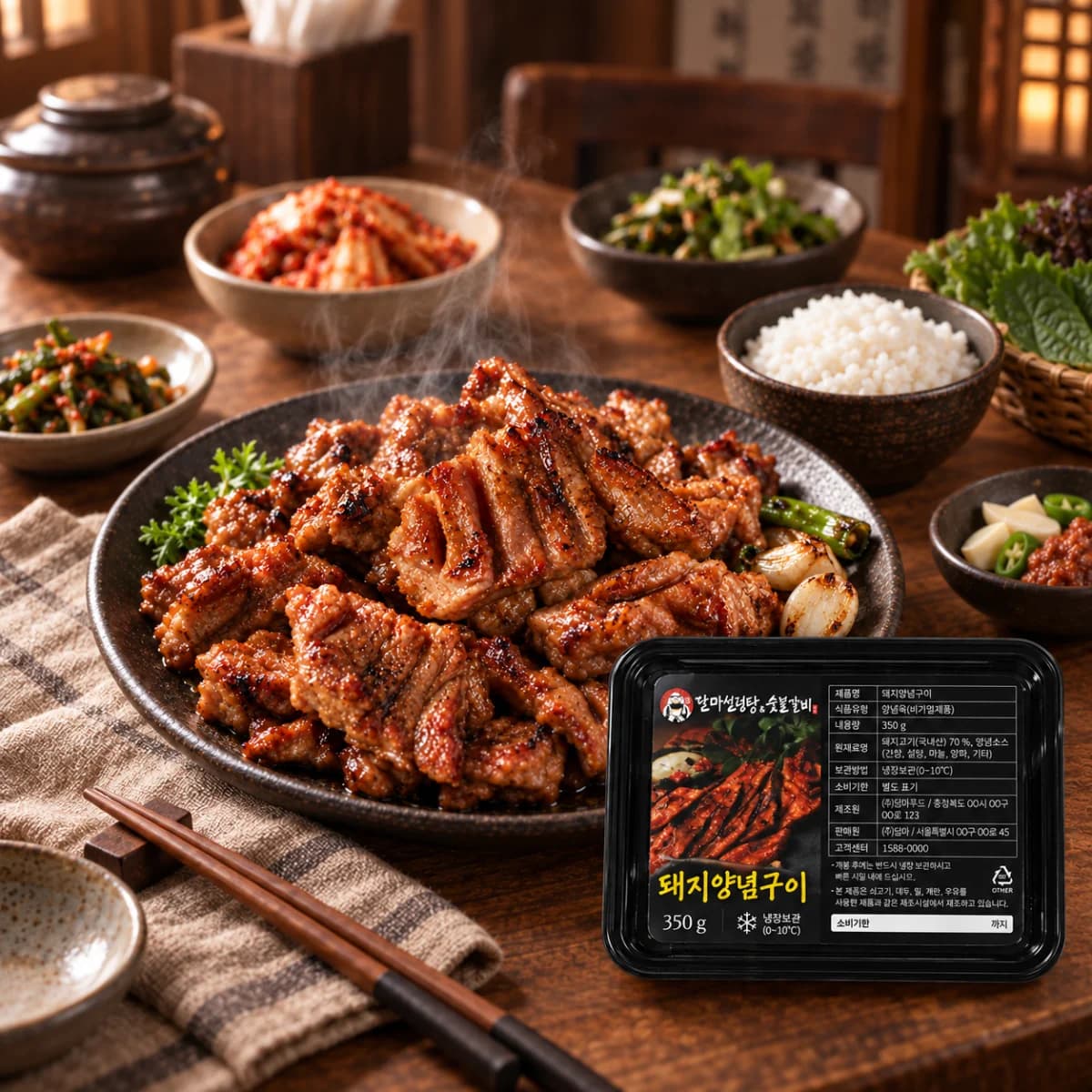 달마 돼지양념구이